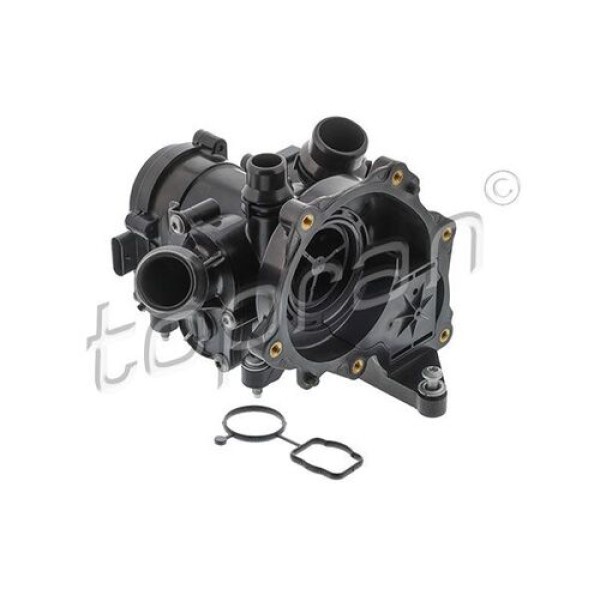 TOPRAN 638752001 TERMOSTAT GOVDESI DEVIRDAIMSIZ TERMIK MODULLU VW GOLF 13- PASSAT 15- POLO 15- A3 13-19 