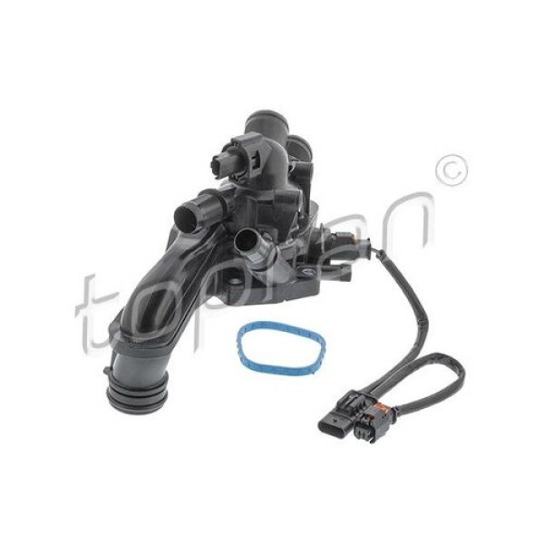 TOPRAN 723353001 TERMOSTAT GOVDESI KOMPLE KABLOLU 208 308 207 C3 III DS3 EP3C 3008 PARTNER TEPE 207 508 308 5008 C3 