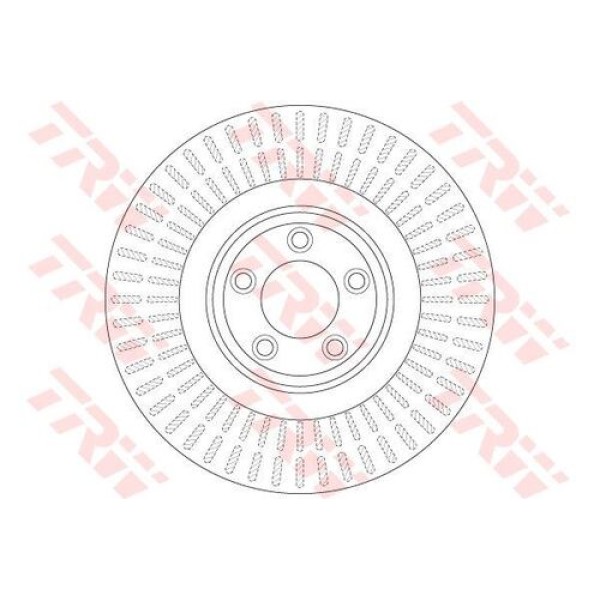 TRW DF6146S FREN DISKI ON JAGUAR XJ X351 XJ X350. X358 XF I X250 S-TYPE II X200 F-TYPE X152 
