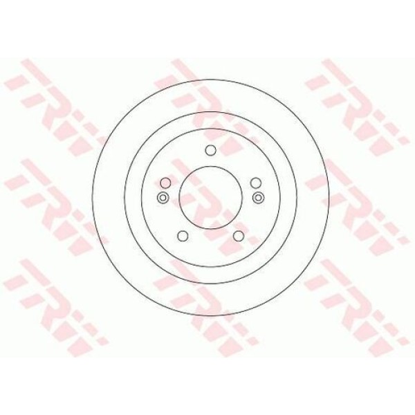 TRW DF6367 ARKA FREN DISK AYNASI HYUNDAI I40 2011> 16 JANT 