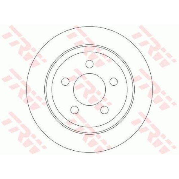 TRW DF6386 FREN DISKI ARKA CHEROKEE 2001-2008-WRANGLER II 1996-2007 