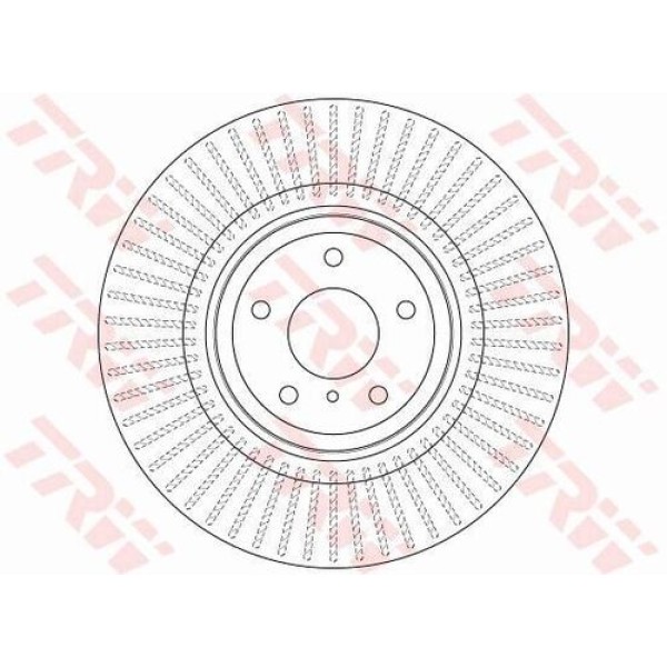 TRW DF6498S FREN DISKI ON ADET 370 Z 2009 370 Z ROADSTER 2010 