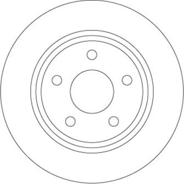 TRW DF6556 ARKA FREN DISK AYNA FOCUS IV 17 