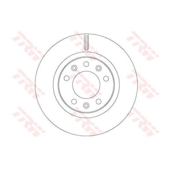 TRW DF6785 Fren Diski Ön Havalı 266 Mm Peugeot 308 II 13- 308 Sw II 14- 