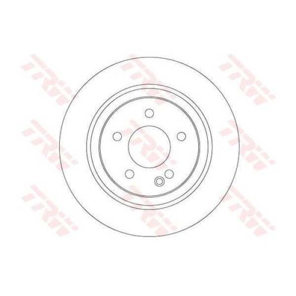 TRW DF6788S Fren Diski Arka Dolu Ø300 5 Bijon Mercedes Vito W447 2014-