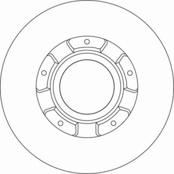 TRW DF6963S ARKA FREN DISK AYNASI TRANSIT CUSTOM V362 12 ABS LI O.CEKER CAP 308 16 