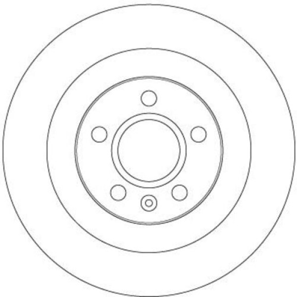 TRW DF6970 ARKA FREN DISKI VOLVO XC40 536 2017 2021 CAP 3025 BIJON 16 INC 