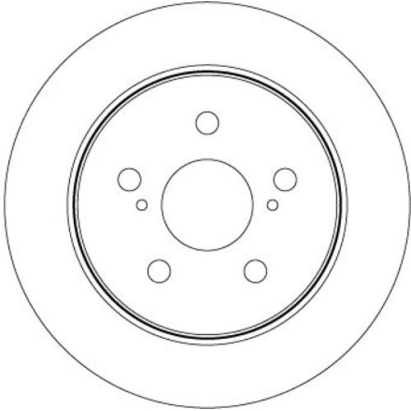 TRW DF8335 FREN DISKI ARKA C-HR-CAMRY-RAV 4 V 