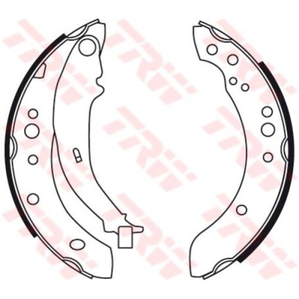 TRW GS8769 ARKA PABUC BALATA COLT 1.1 1.3 1.5DI-D 04 6.12 SMART FORFOUR 04-06 ABS SIZ ARACLAR ICIN 203X38 