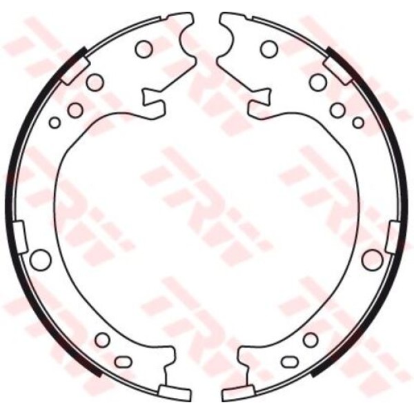 TRW GS8779 EL FREN PABUC BALATA HONDA CR-V II 2.0 2.2 CTDI 02-06 200X35 