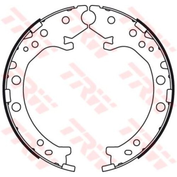 TRW GS8789 ARKA FREN BALATASI PABUC CR V III 2.0 2.2 I CTDI 2.2 I DTEC 2.4 I VTEC 07> 