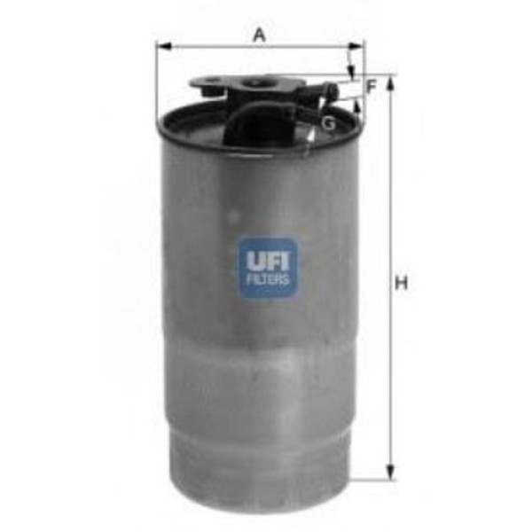 UFI 24.427.00 YAKIT FILTRESI BMW M57 E46 E39 E53 LAND ROVER VOGUE 306D1 L322 02>11 