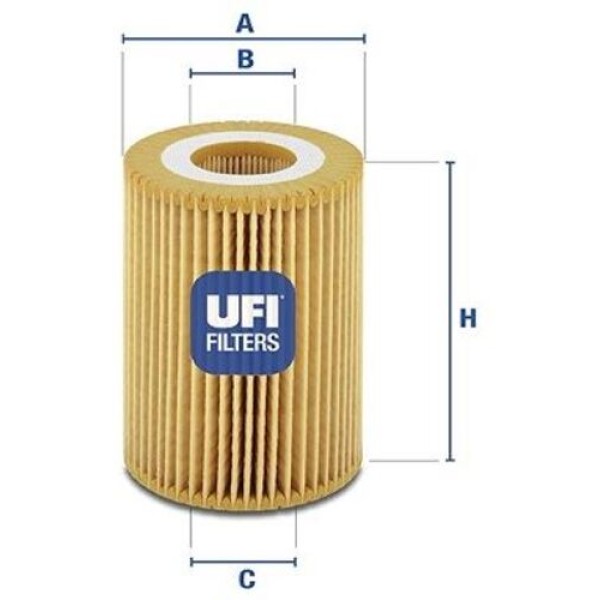 UFI 25.069.00 YAG FILTRESI W203 05>07 W204 07>14 C219 05>10 C218 11>14 W211 05>08 W212 09>15 CHRYSLER 300C LX. LE 3.0 CRD 05>12 JEEP GRAND CHEROKEE III WH. WK 3.0 CRD 05>9 