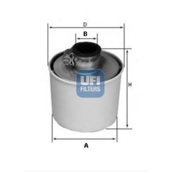 UFI 27.091.00 KOMPRESOR HAVA FILTRESI VOLVO F10 F12 FL10 GENERAL MOTORS. LEYLAND. LISTER. RENAULT TRUCKS 