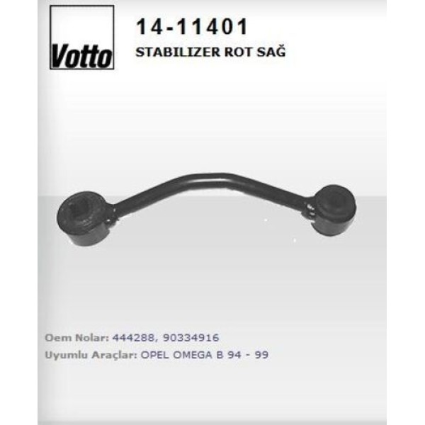 VOTTO 11401 STABILIZER ROT SAG ARKA OMEGA B 93 