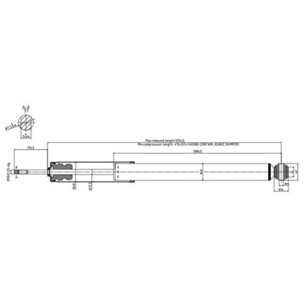 VOTTO 2217G AMORTISOR W203 02>07-A209 03>10 ARKA GAZLI 