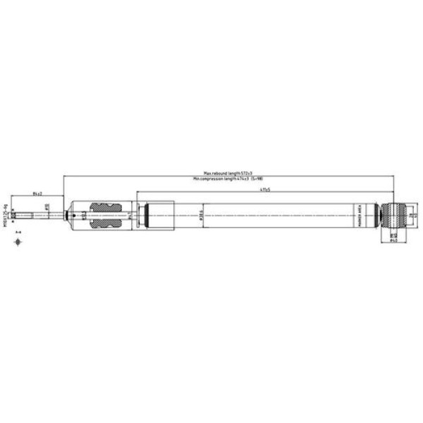 VOTTO 2247G AMORTISOR ARKA W203-W209 SPORT 2000-07-317 345-310 617 