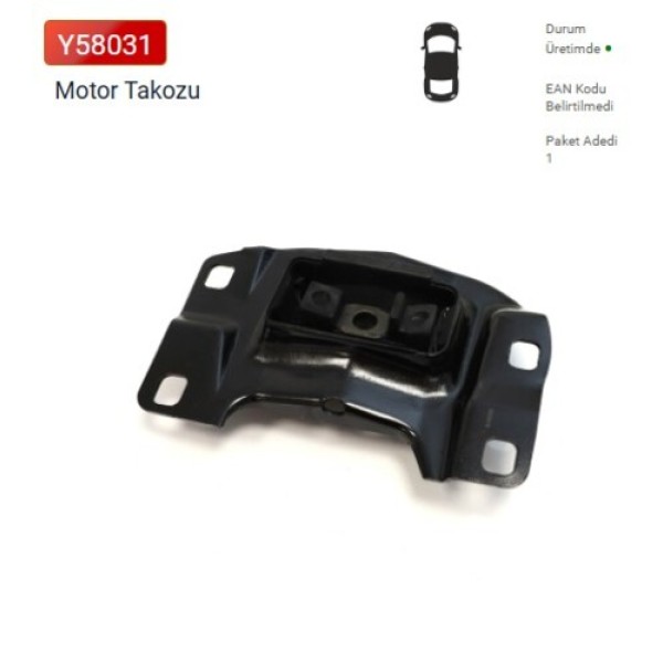 YTT 58031 MOTOR TAKOZU SOL MAZDA 3 1.6 1.8 2.0 2003-2009 