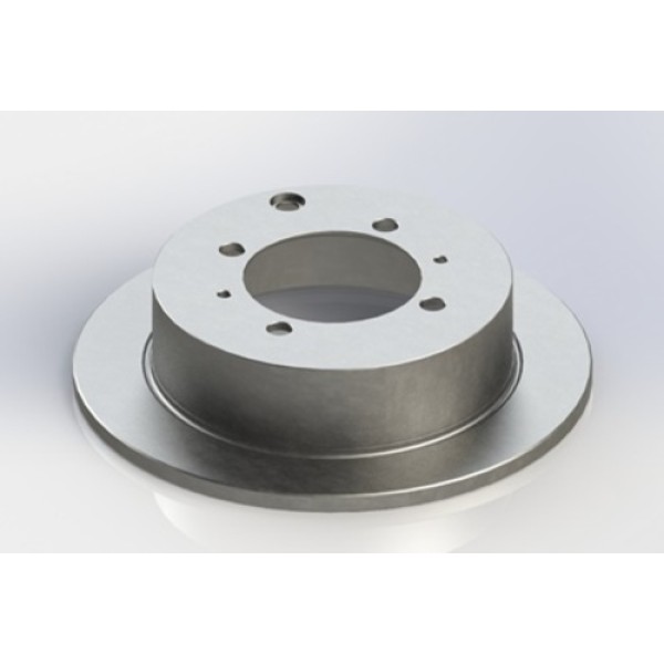 YAVUZSAN 25698 ARKA FREN DISKI GALANT 92-96 1.8-2.0 LANCER 03-08 SANTAMO 98-02 JOICE 02-PERDANA 95- (262X10X4DL) AD 