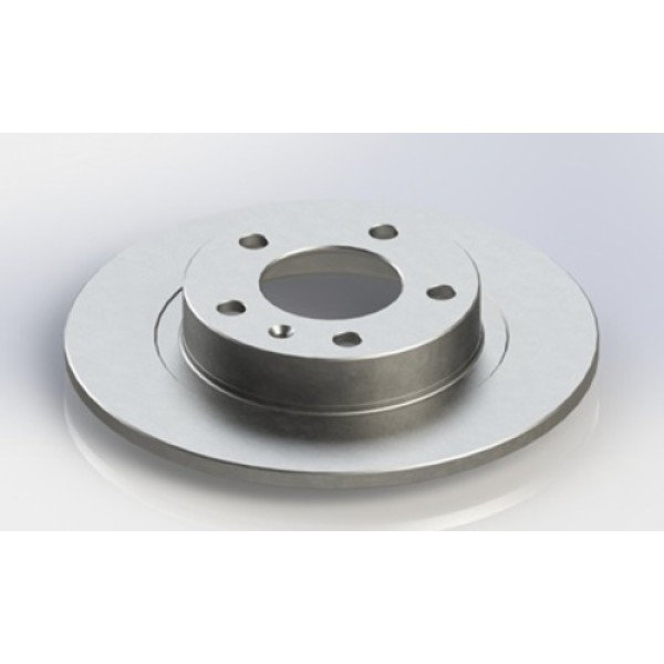 YAVUZSAN 27692 ARKA FREN DISKI CORSA D 07-14 CORSA E 15- ADAM 13-19 GRANDE PUNTO-PUNTO EVO (264X10X5DL) AD. 