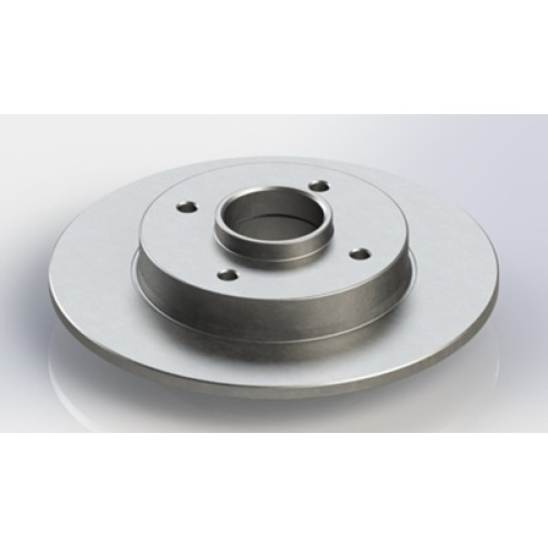 YAVUZSAN 28458 ARKA FREN DISKI P307-C4 05- 1.4-1.6-2.0HDI DUZ (249X9X4DL) AD.RULMANSIZ 