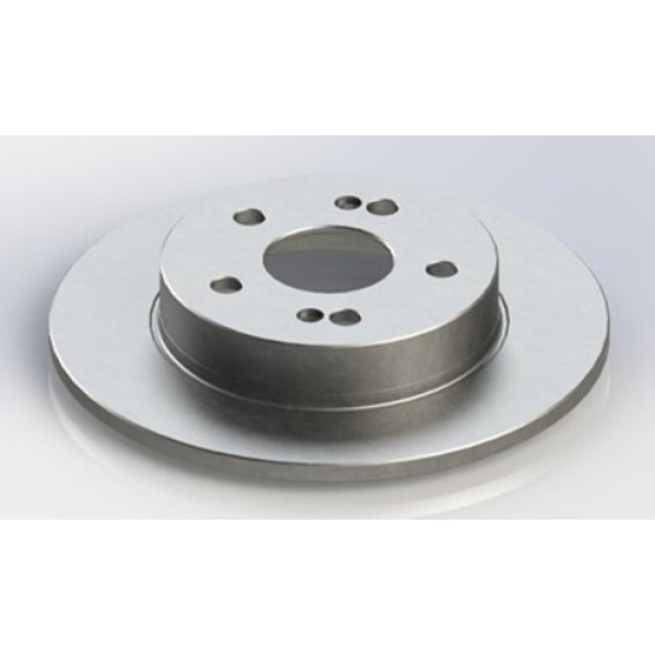 YAVUZSAN 30695 ARKA FREN DISKI SAFRANE I 92-96 3.0 V6 4X4 SCENIC I 00-03 1.9DCI RX4-2.0-16V (265X10.5X5DL) AD. 