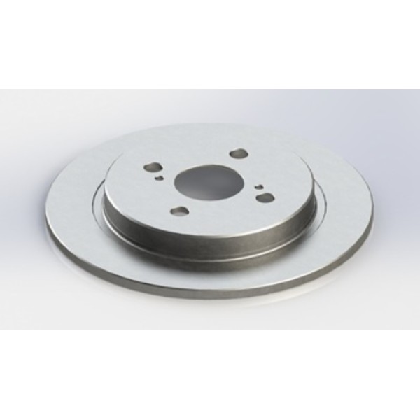 YAVUZSAN 34687 ARKA FREN DISKI TOYOTA COROLLA YARIS 05-12 DUZ 