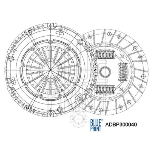 Blue Print ADBP300040 Debriyaj Seti Volkswagen-Audi 04E141016KS1 