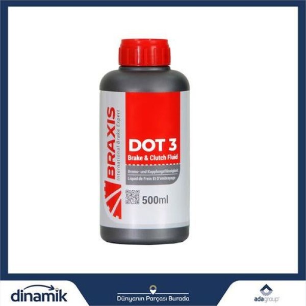 Braxis BR50976 Fren Hidroliği Dot3 500ml 