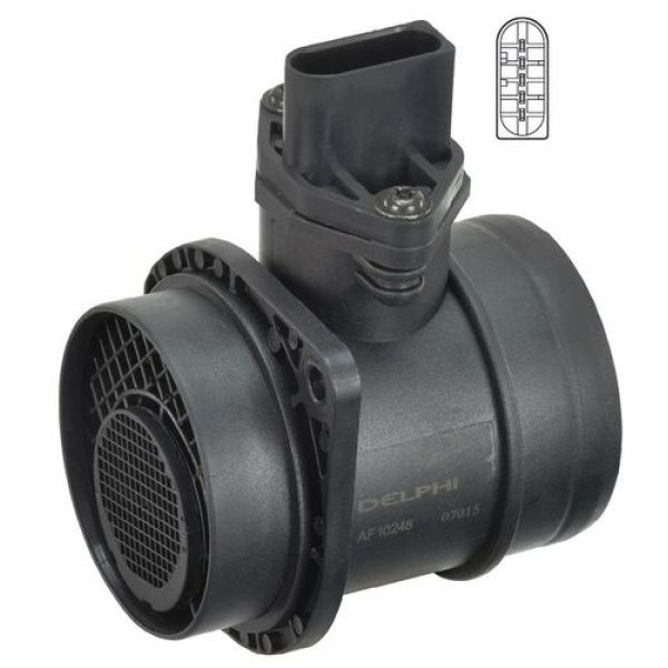 Delphi AF10248-12B1 Hava Debimetresi Golf IV Jetta Octavia Altea Ibiza III IV Leon A3 A4 BJB AXB Bls BKC Bxe AMF BNM BNV 038906461B 