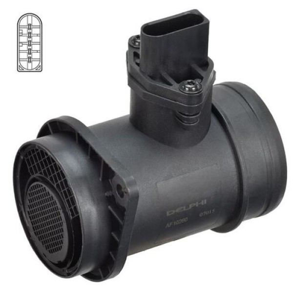 Delphi AF10260-12B1 Debimetre Sensörü Komple Skoda Superb 1.9 TDI Volkswagen LT Passat 1.9 TDI Transporter IV 2.5 TDI 05 98 0 38906461 