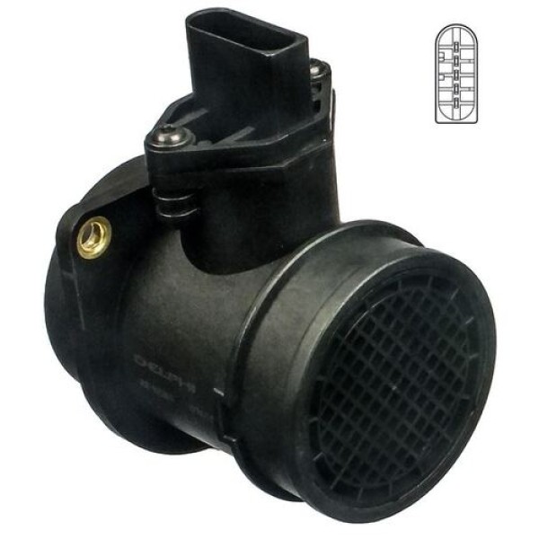 Delphi AF10261-12B1 Debimetre Sensörü Komple Audi A3 1.8 T A4 1.8 T A6 1.8 T TT Skoda Octavia Seat Exeo 1.8 T Ibız 06A906461LX 