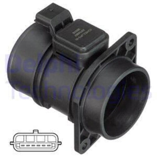 Delphi AF10367-12B1 Hava Akış Sensörü Nissan Qashqai J10 Renault Kangoo Master 2.5DCI Megane Scenic 1.5DCI K9K 1658000Q0A 