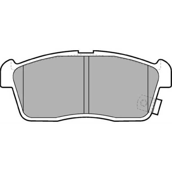 Delphi LP1442 Fren Balatası Ön Daihatsu Copen Cuore Sirion YRV Mitsubishi I Subaru Justy Suzuki Alto Car 04465B1010 