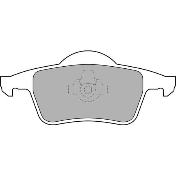 Delphi LP1504 Arka Fren Balatası S60 00-10 S70 97-00 S80 98-V70 97-07 XC70 00- 7E0422818