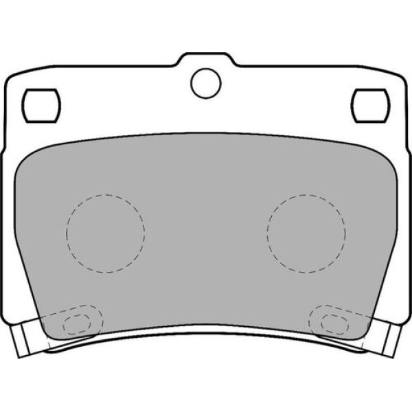 Delphi LP1546 Fren Balatası Arka Mitsubishi Challenger 12 98 02 00 4605A783 