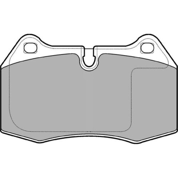 Delphi LP1584 Fren Balatası Ön BMW 725 728 730 735 740 840 850 02 92 