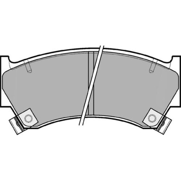 Delphi LP1590 Fren Balatası Ön Nissan Almera 10 95 07 00 410600M891