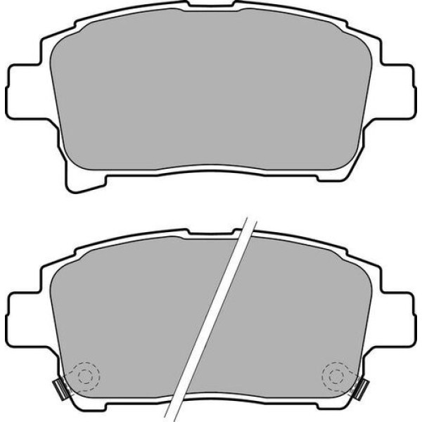 Delphi LP1896 Fren Balatası Ön Toyota Celica Iq 12 99 