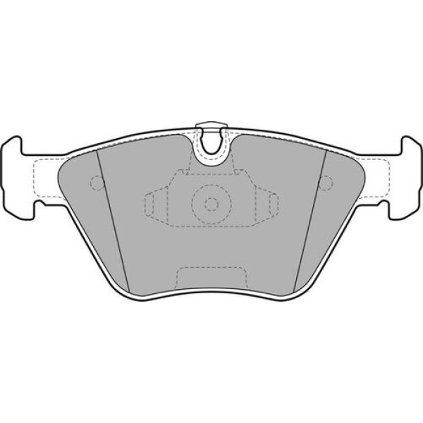 Delphi LP1962 Fren Balatası Ön BMW M3 Z3 Z4 01 00