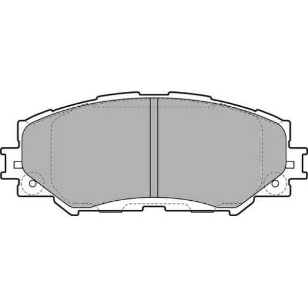 Delphi LP2002 Fren Balatası Ön Toyota Corolla 07-12 Auris 07-12 Urban Cruiser 09-Trezia 10-RAV4 06- 446542160