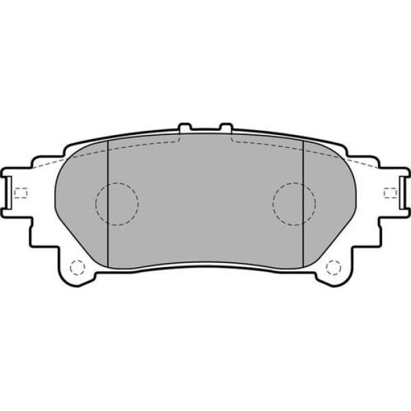 Delphi LP2196 Fren Balatası Arka Lexus RX350 RX450H 04 09- 044660E010 
