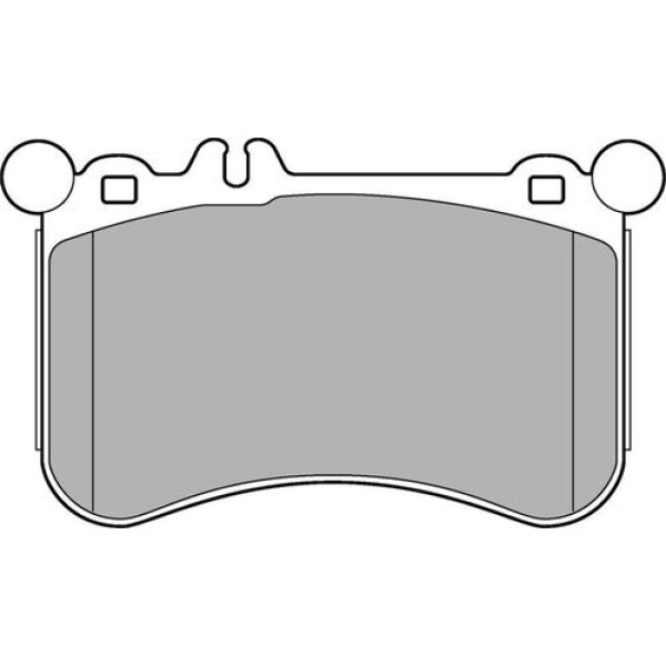 Delphi LP2291 Fren Balatası Ön X218 12-17 C218 11-17 W212 11-15 W221 11-13 W222 13-16 A0074206920