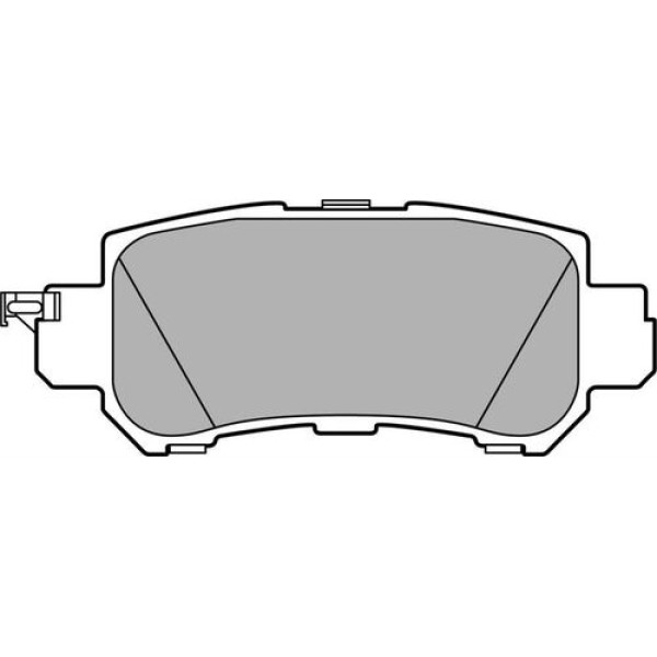 Delphi LP2482 Fren Balatası Arka Mazda Cx-5 12 K0Y12648ZC 