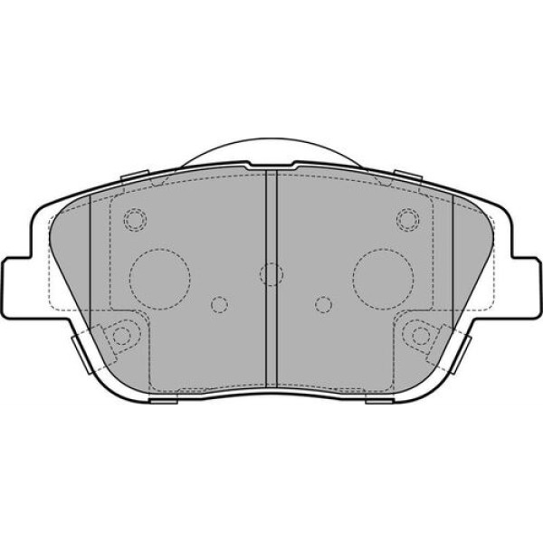 Delphi LP2688 Fren Balatası Ön Hyundai Sonata Kia Optima 11 06 581012TA50 