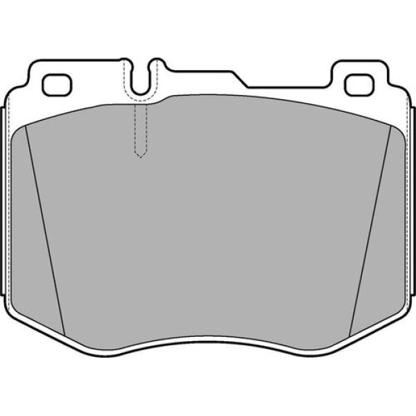 Delphi LP3172 Fren Balatası Ön Mercedes W205 S205 C205 A205 W213 S213 C238 A238 0004209603