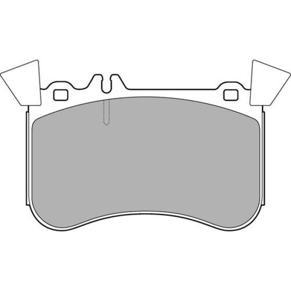 Delphi LP3242 Fren Balatası Ön 4Matic X156 15-W176 14-18 C117 15-18 0074201220
