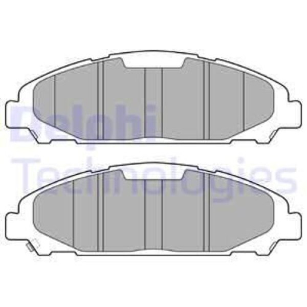Delphi LP3255 Ön Fren Balatası Mustang Convertible 2.3 Ecoboost 15- 2043806