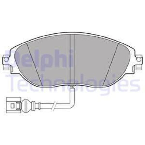 Delphi LP3389 Ön Fren Balatası A3 Leon Octavia Golf VII Passat Kodiaq Superb Arteon Tiguan Q2 Q3 Yeni Modeller 5Q0698151AJ