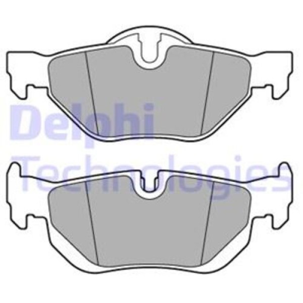 Delphi LP3618 Lp1915 Fren Balatası Arka Kulaklı BMW E87 E90 X1 E84 2288891